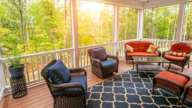 A screened in porch that costs money to add.